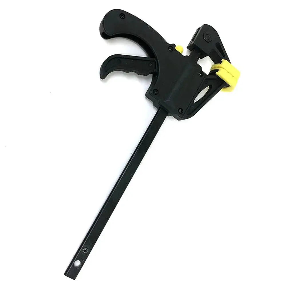 4" Quick Ratchet Release Speed Squeeze Wood Working Clamp Clip Kit Spreader Gadget Tool DIY Handle /Random Color from PriceLows™