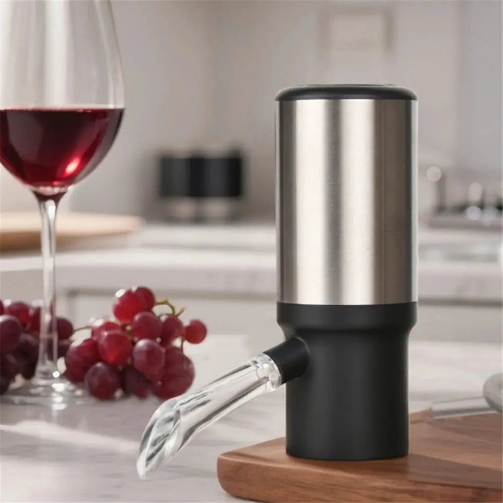 Smart Electric Wine Aerator One Touch Whisky Decanter USB Rechargeable Red Wine Dispenser Quick Wine Pourer For Bar Family Party from PriceLows™