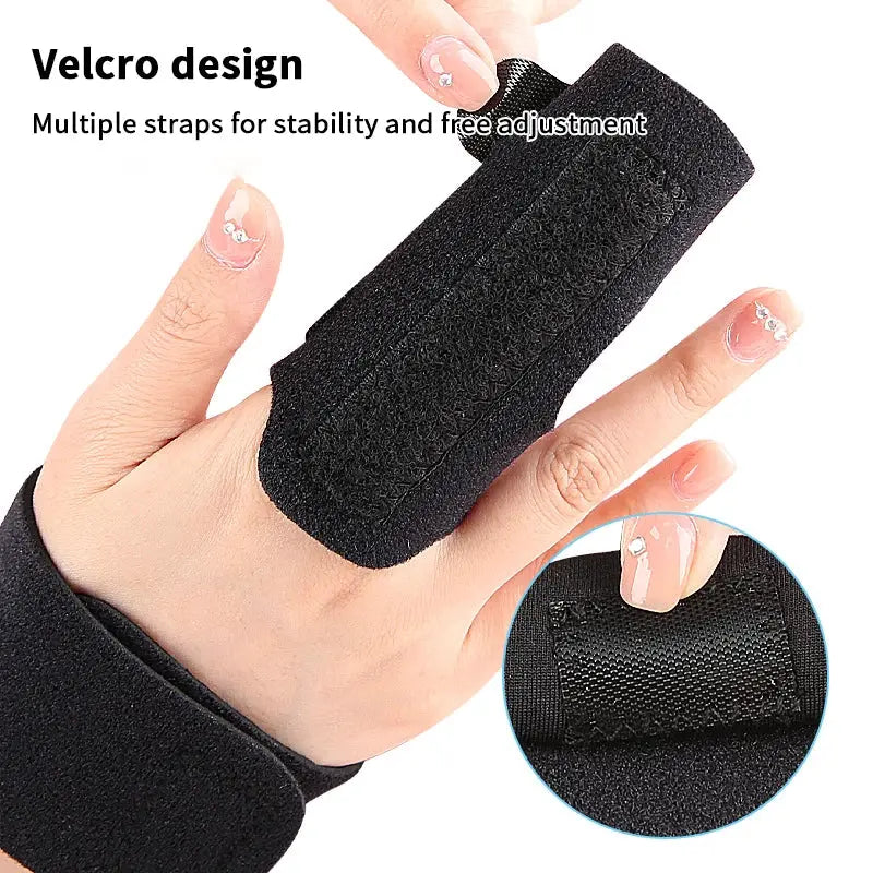 Aluminum Finger Splint | Adjustable Dual Finger Support | Trigger Finger Brace