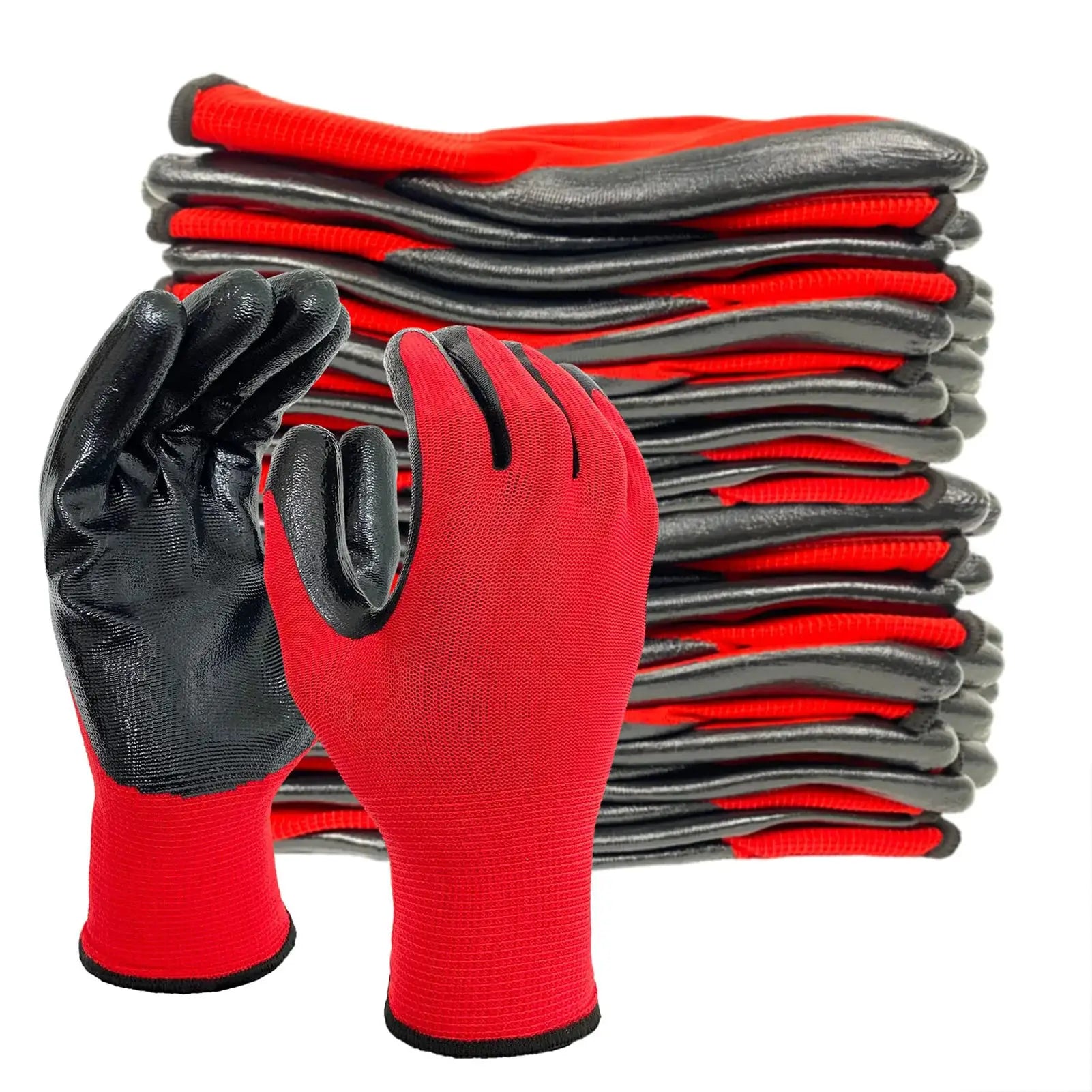 General Multi Use Safety Work Gloves Oil & Wear Resistant Labour Work Protection Gloves for Construction Warehouse Wear MIAO-US from PriceLows™