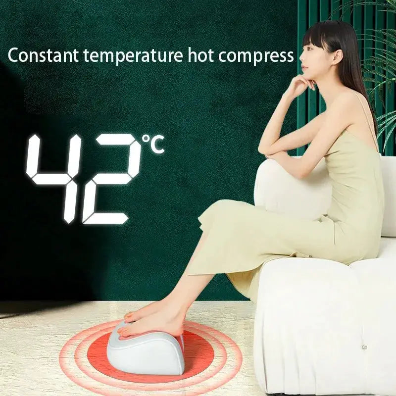 Electric Foot Massage Machine | Infrared Heat | 3D Roller Kneading | Home Relaxation