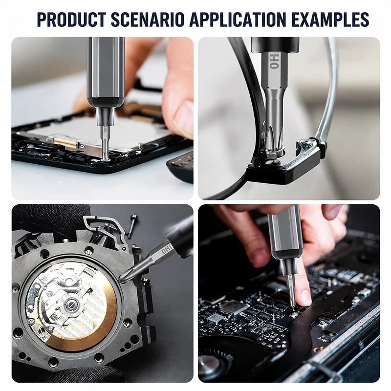 68 in 1 Precision Electric Screwdriver Set 64 Bits LED Light Rechargeable Cordless Power Screw Driver Kit For Phone Repair PC from PriceLows™