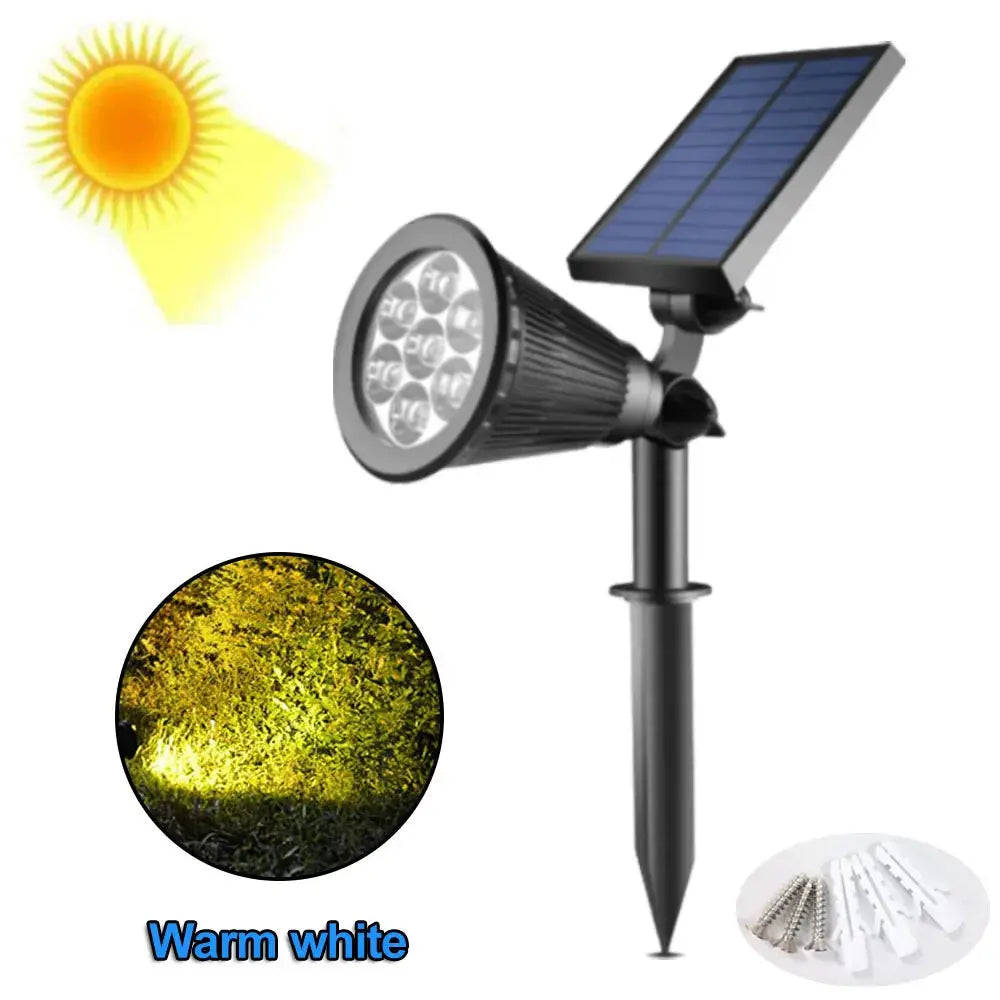 Outdoor Solar Lights Home Garden Patio Walkway Lawn Waterproof 7Led Solar Lamp Spotlight Decoration Energy Yard Lantern Lighting from PriceLows™