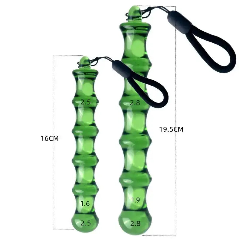 Man Massage Stick | Smooth Design | Green Transparent | 1 Piece