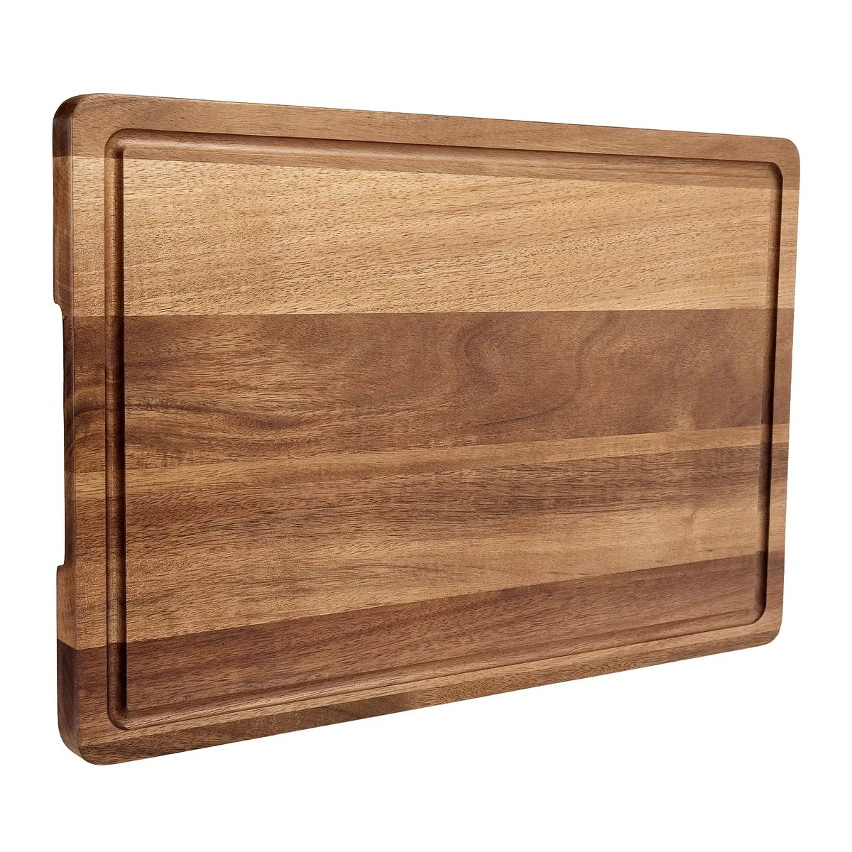 Extra Large Acacia Wood Cutting Board 18x12x1 in, Thick Butcher Block with Deep | Acacia Wood | Home Use | Home