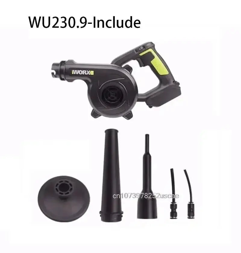 Worx WU230 Rechargeable Cordless Blower 20v Max 18000rpm 2.8Cubic Meter Per Minute Powerful Air Volume [Non Battery and Charger] from PriceLows™