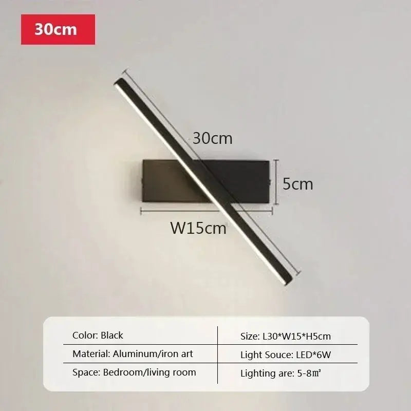 LED Wall Light | Rotatable | Aluminum Body | Black, White from PriceLows™