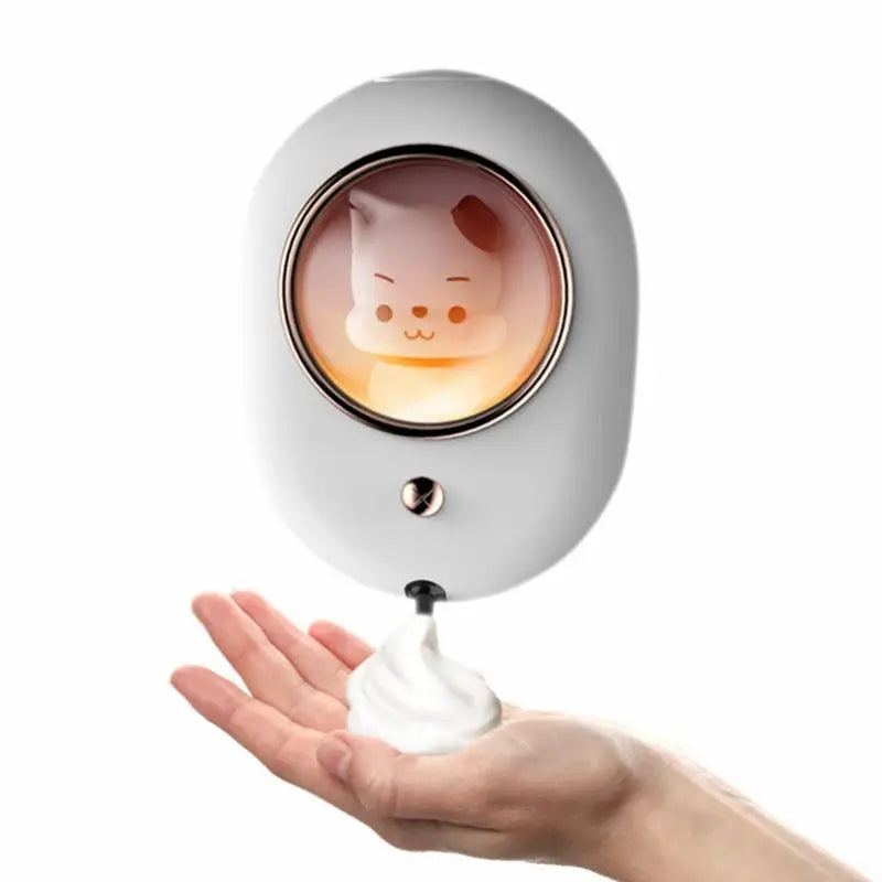 New Soap Dispenser Cute Pet Automatic Hand Washing Machine With The Lamp Wall-Mounted Induction Foam Soap Dispenser For Home from PriceLows™