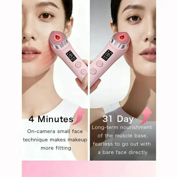 6 In 1 Skin Therapy Wand | Led Light Facial Device | Multifunction Beauty Tool