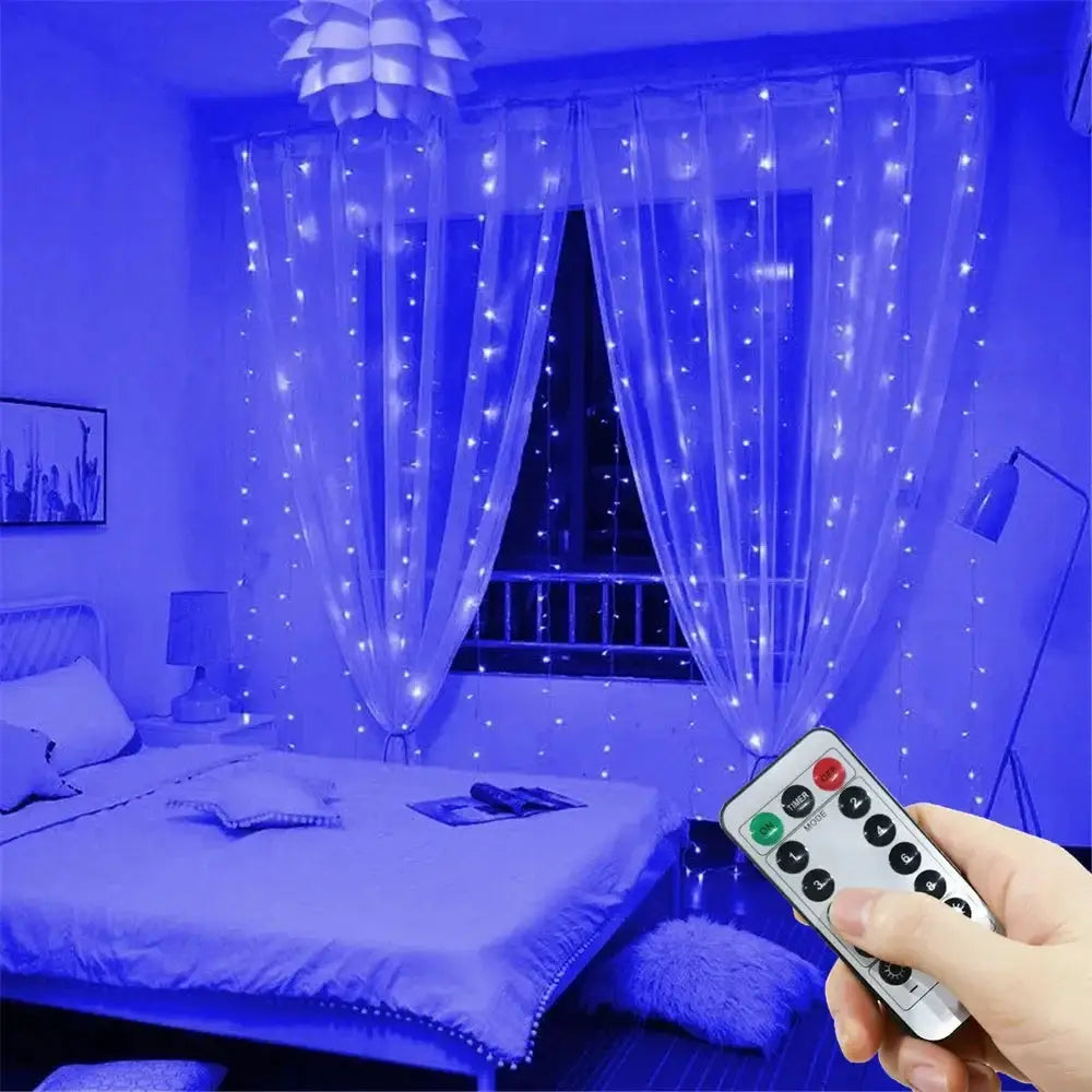 Ramadan Home Decoration 3/6M USB Curtain LED String Lights Fairy Lights EID Mubarak Bedroom Wedding Valentine's Day from PriceLows™