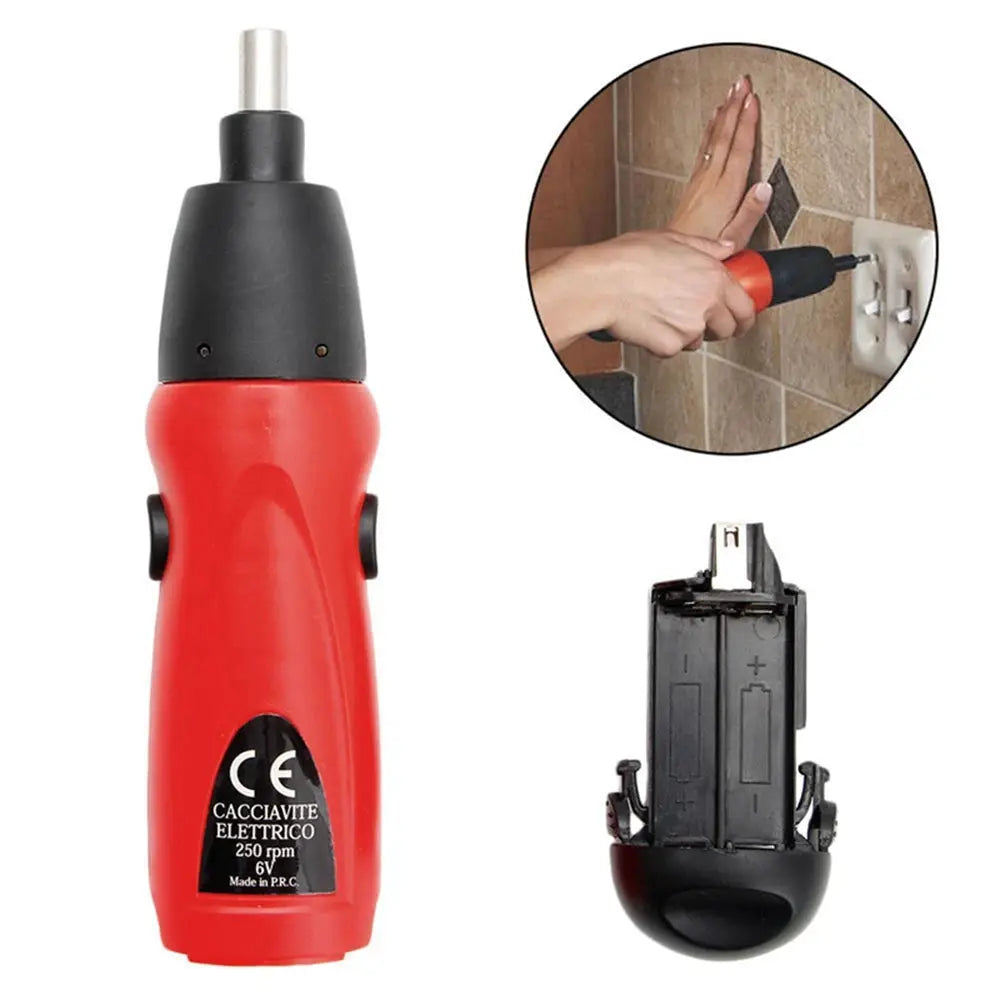 Krachtige 6V Electric Screwdriver Battery Operated Cordless Screwdriver Drill Tool Electric Screwdriver /Random Color from PriceLows™