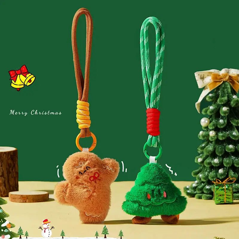 Hanging Plush Ornament | Santa Claus Snowman | Soft Touch Christmas Decoration