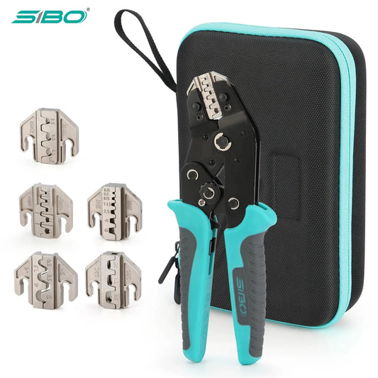 Crimping Tool Set Electrician Tools Quick Change Jaws For Crimp Terminals Dupont JST Non Insulated Open Barrel Ferrule MC4 Solar from PriceLows™