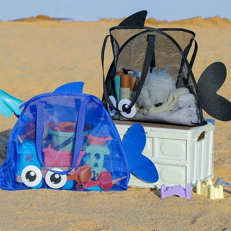 Summer New Travel Beach Bag, Children's Cartoon Toy Storage Bag, Swimsuit Storage Bag, Big-Eye Handheld Toiletry Bag from PriceLows™