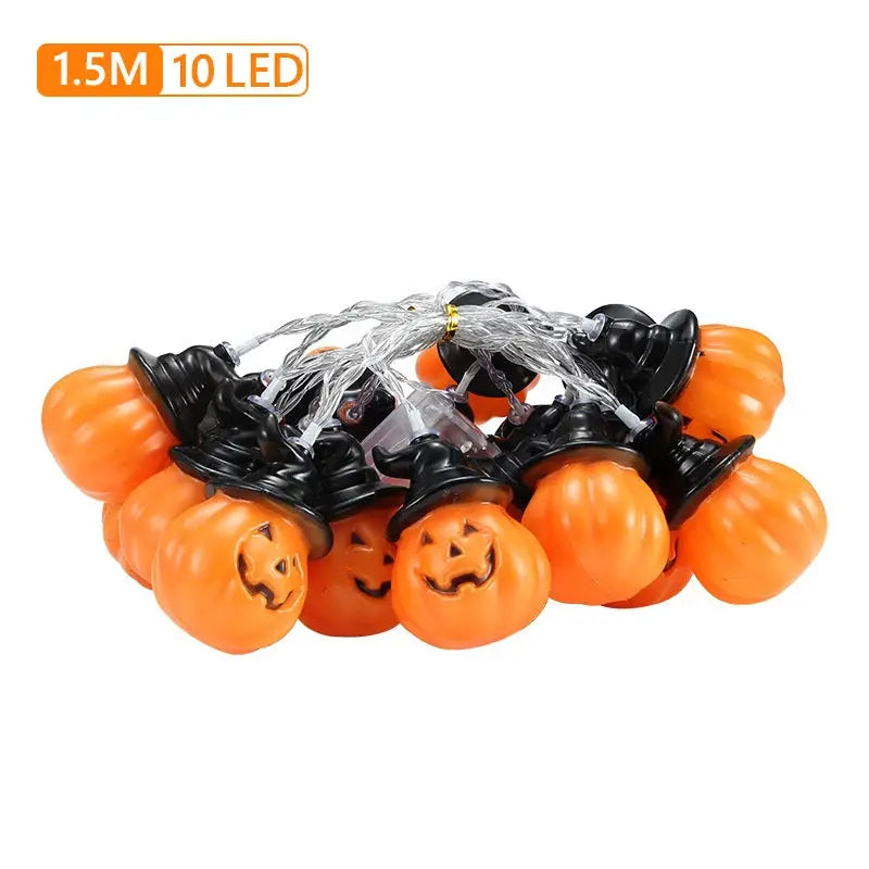 1.2M-5M Halloween Pumpkin String Lights LED 3D Pumpkin Twinkle Light Battery Powered Atmosphere Fairy Lamp Halloween Decoration from PriceLows™