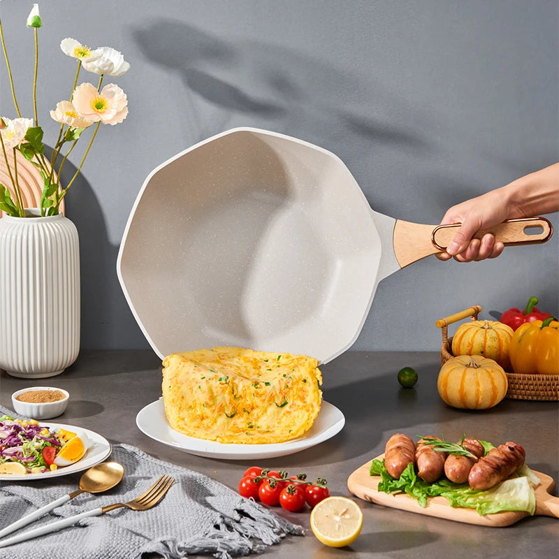 Nonstick Frying Pan | 28 cm Diameter | 3-4 L Capacity | Induction Compatible