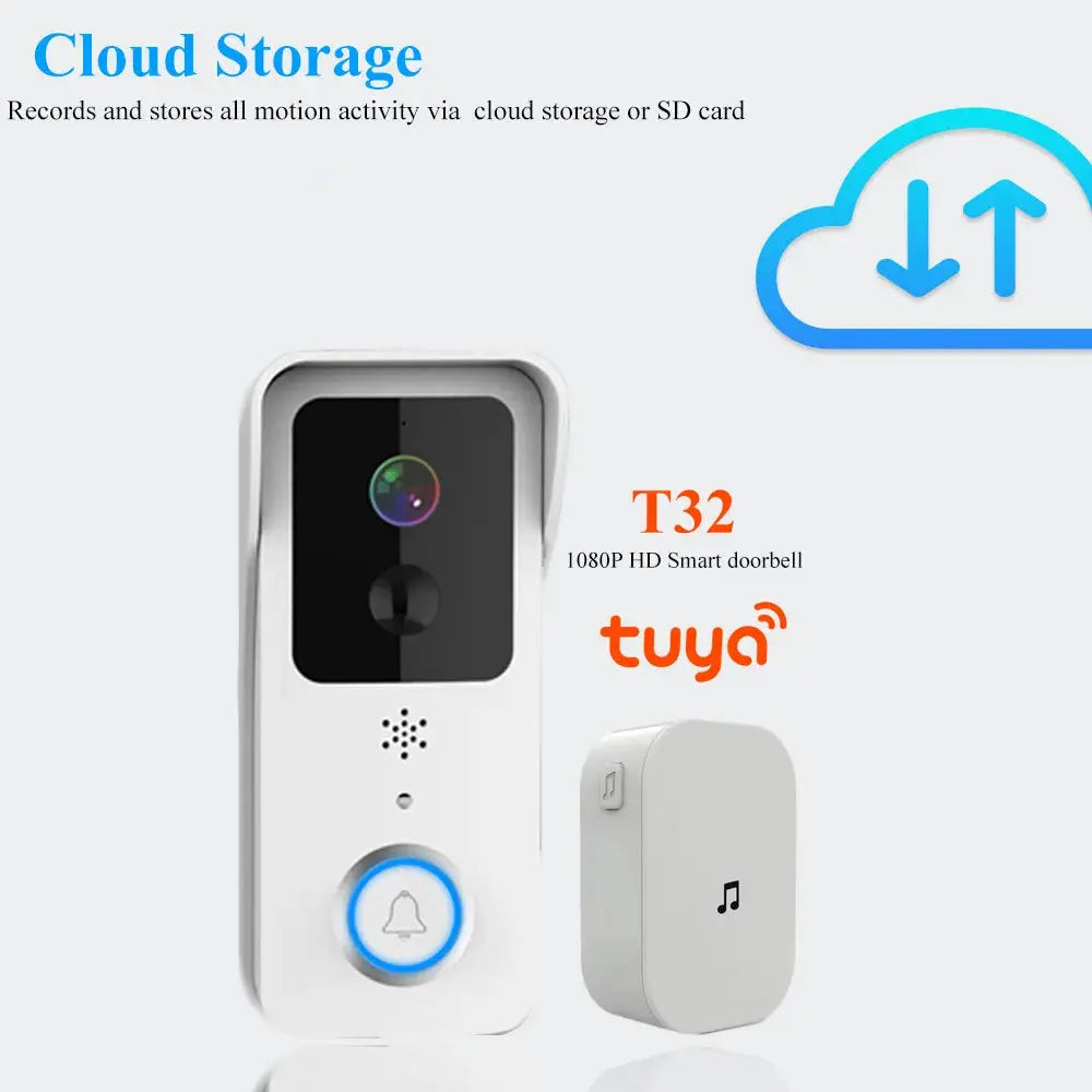 Smart Video Doorbell | 1080P HD | Dual Band WiFi | Waterproof