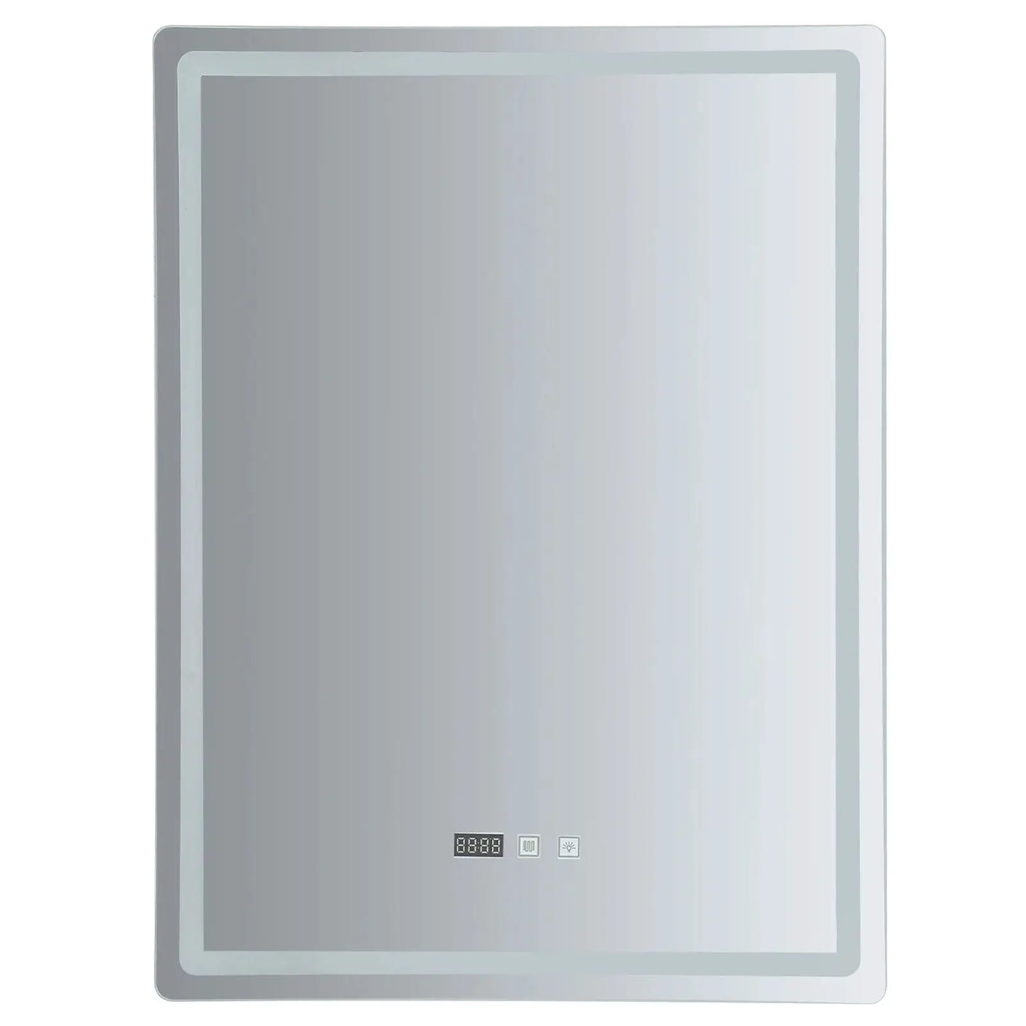Led Bathroom Mirror Wall Mounted Anti Fog Lighted Smart Vanity Mirror with Time & Temperature Display from PriceLows™