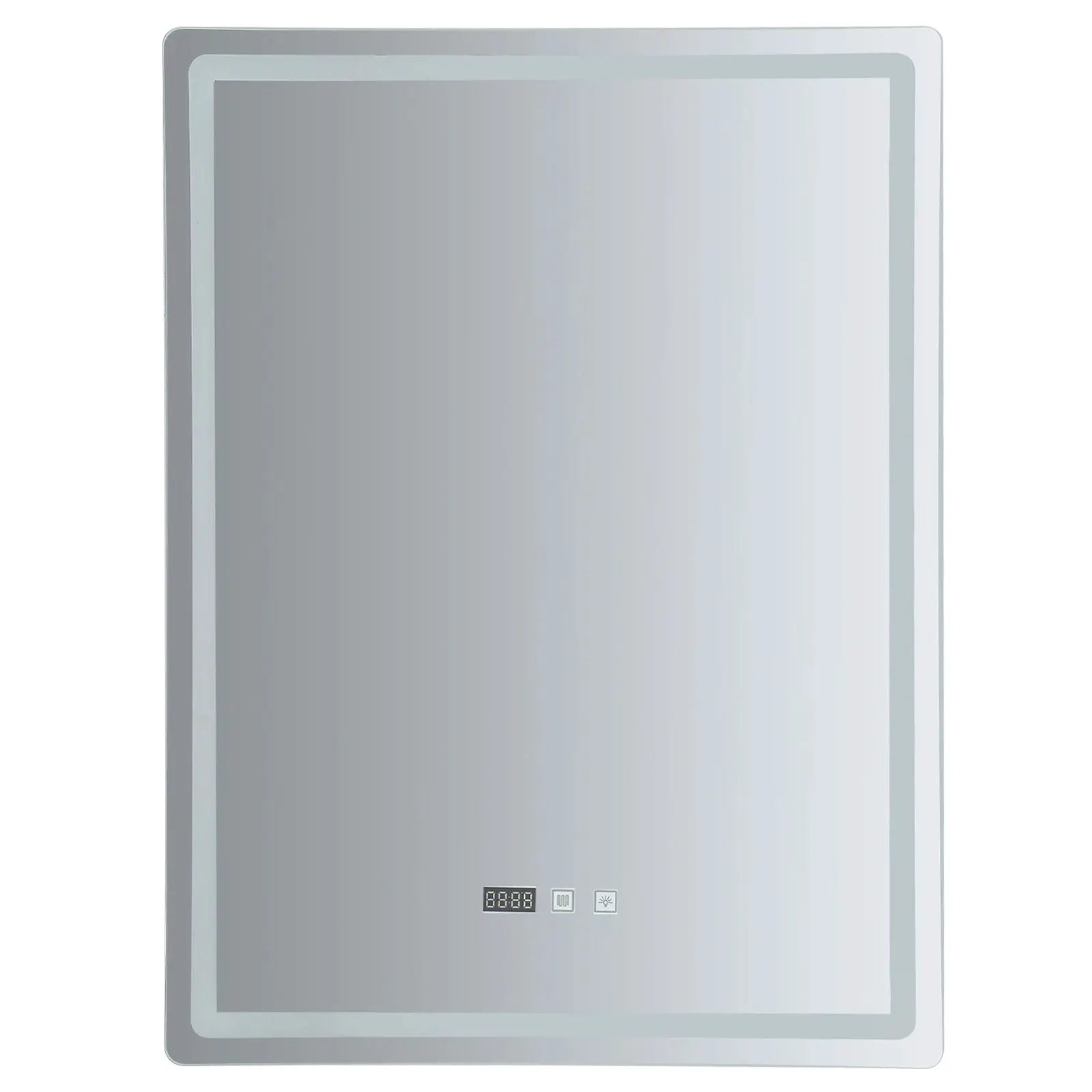 Led Bathroom Mirror Wall Mounted Anti Fog Lighted Smart Vanity Mirror with Time & Temperature Display from PriceLows™