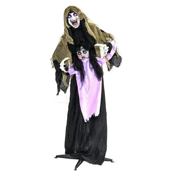 LED Halloween Vampire Decoration | Realistic Sculpt | Plastic Build |