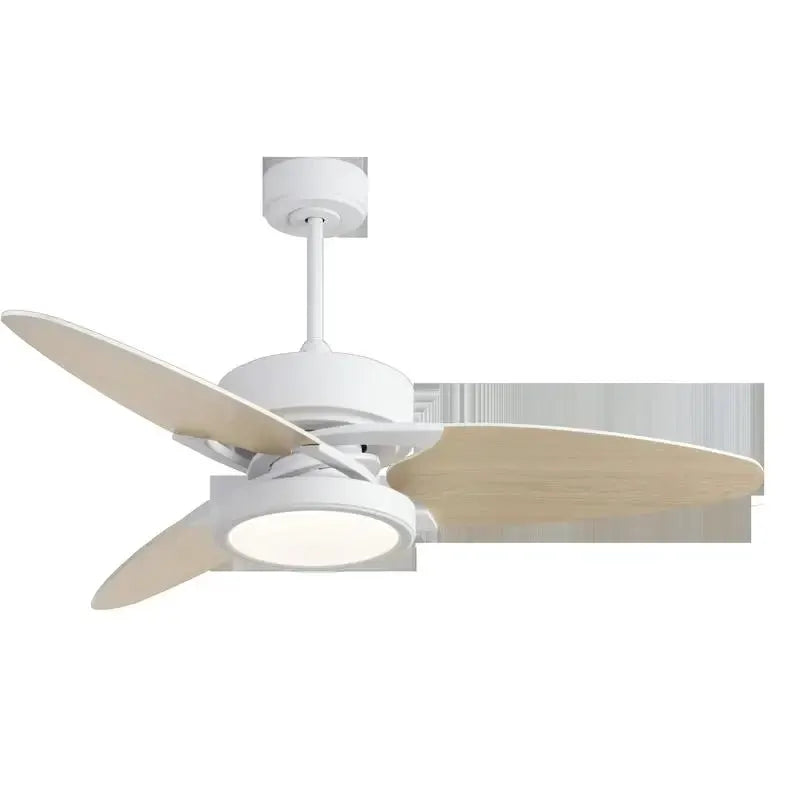 52" LED Indoor White Smart Ceiling Fan with Remote Control for Home Use from PriceLows™