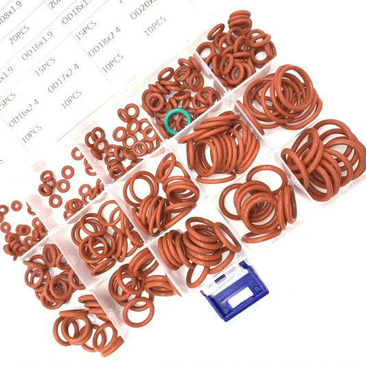 O Rings VMQ NBR 1.5/1.8/1.9/2.4/3.1mm Sealing Gaskets O-Ring Silicone Washer Rubber Oring Set Assortment Kit Set Box Ring from PriceLows™