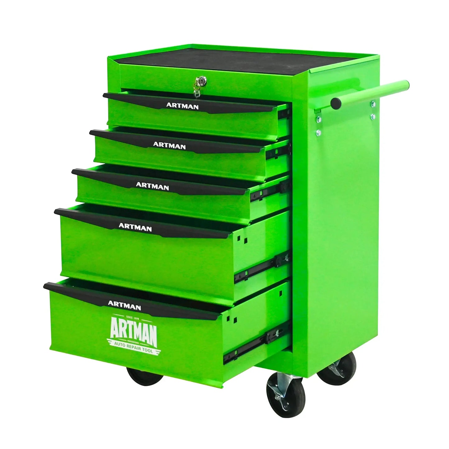 Rolling Metal Tool Chest with 5 Drawers, 20" 5-Drawer Tool Chest Cabinet with Ball Bearing Drawer Slides, Steel Tool Storage Box from PriceLows™