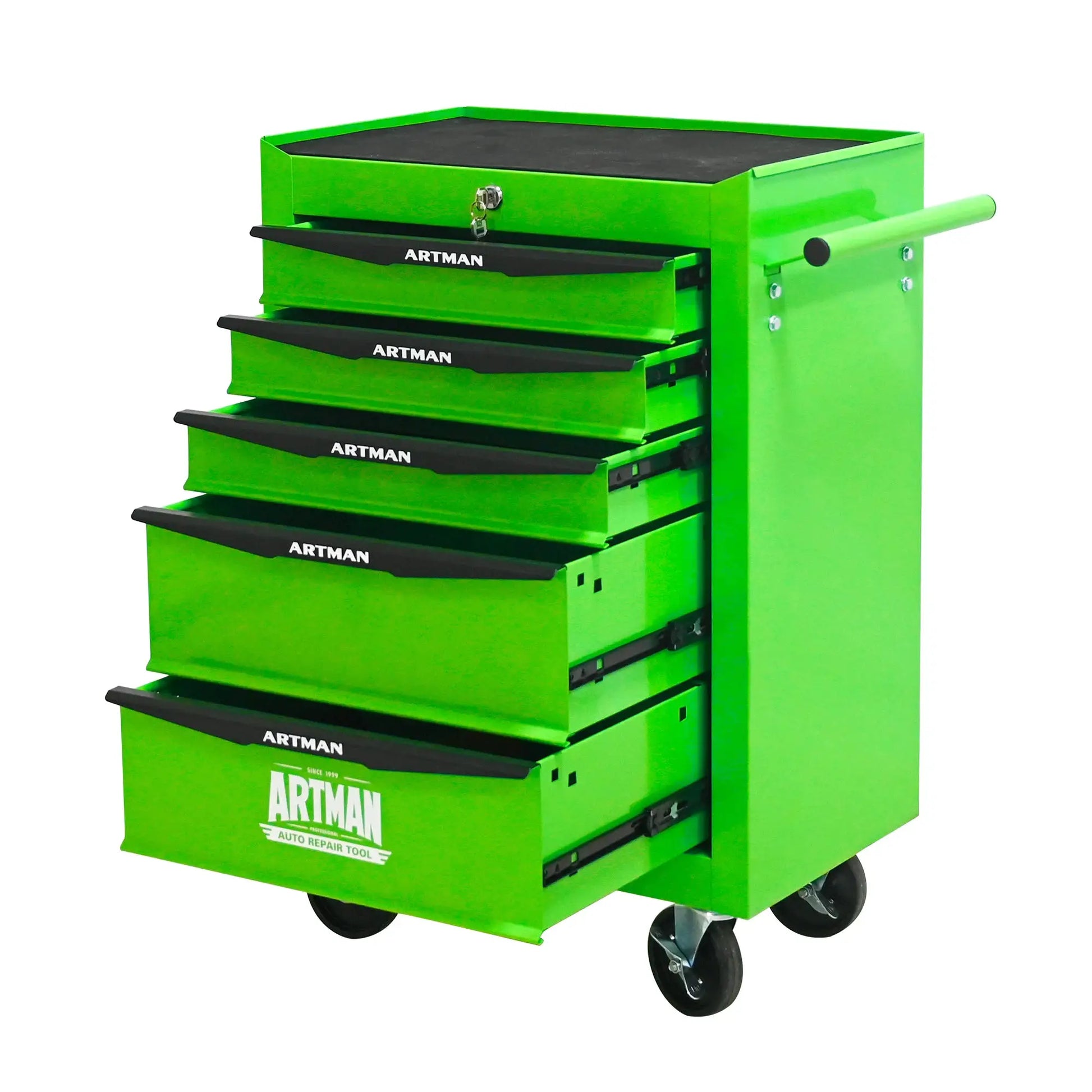 Rolling Metal Tool Chest with 5 Drawers, 20" 5-Drawer Tool Chest Cabinet with Ball Bearing Drawer Slides, Steel Tool Storage Box from PriceLows™
