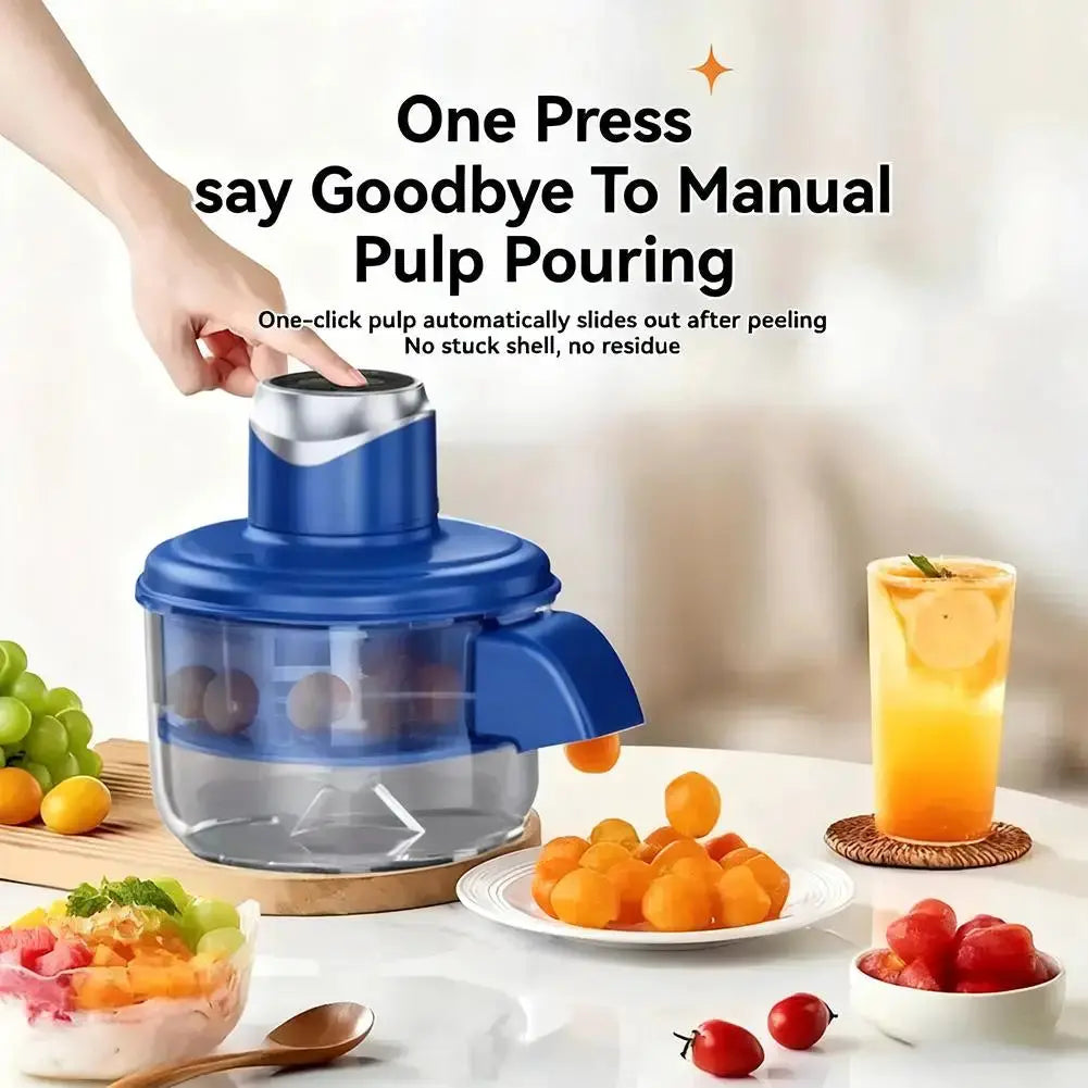 Automatic Fruit Garlic Peeler Machine Electric Grape Peeler Machine w/h Precision Stainless Steel Blade for Kitchen Homemade Jam from PriceLows™