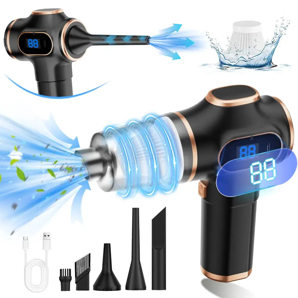 Wireless Car Vacuum Cleaner | High Power Suction | ABS Portable Design