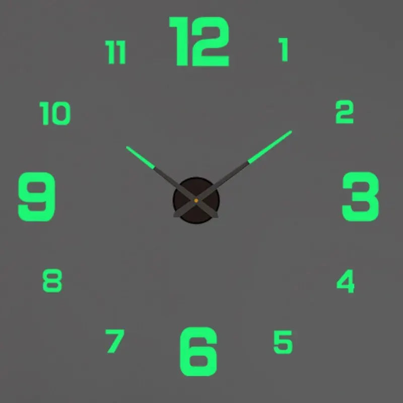 2023 Modern Design Large Wall Clock 3D DIY Quartz Clocks Fashion Watches Acrylic Mirror Stickers Living Room Home Decor Horloge from PriceLows™