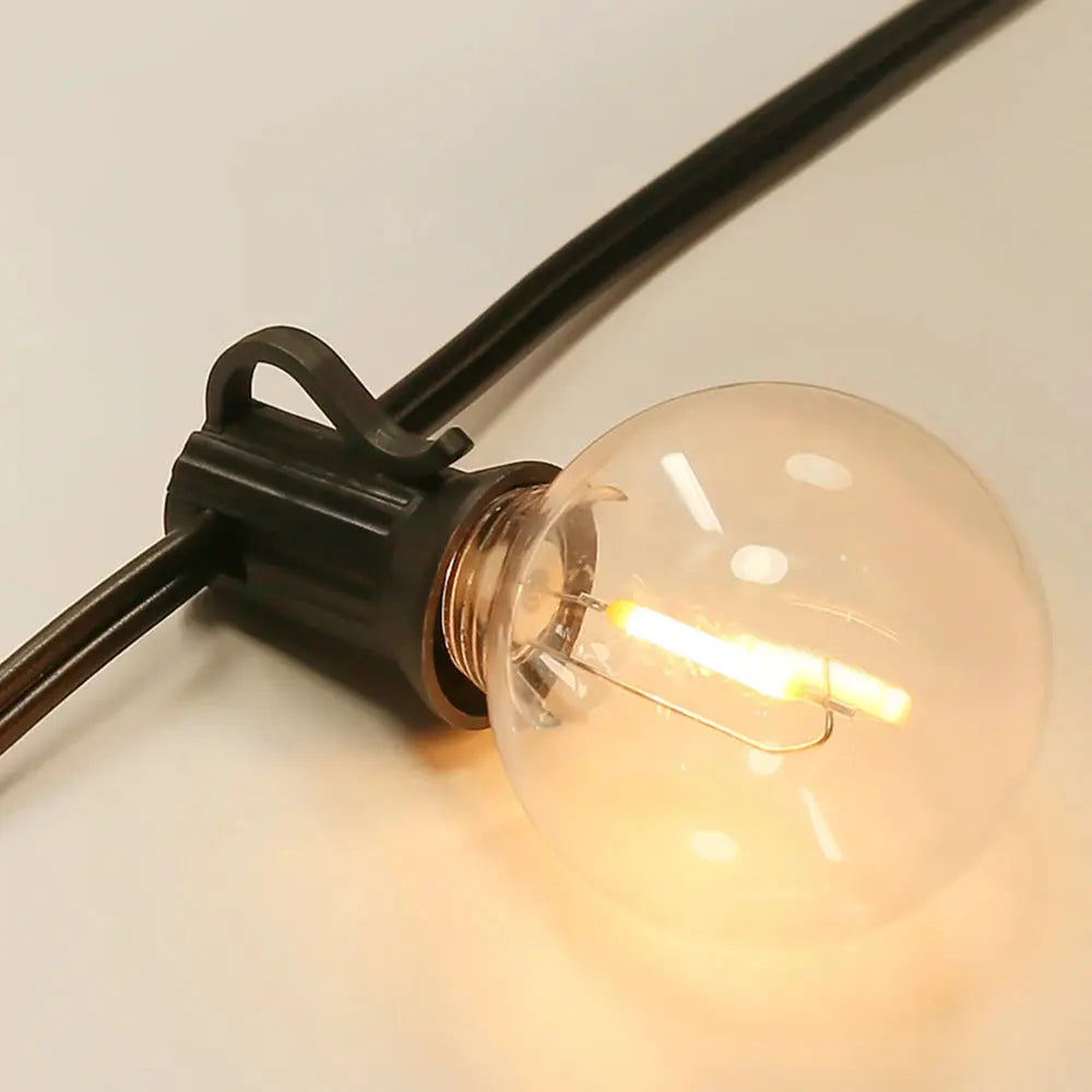 Outdoor LED Waterproof G40 String Light EU Plug Shatterproof Light Bulb Garden Fairy String Lights for Patio Festoon Party Decor from PriceLows™