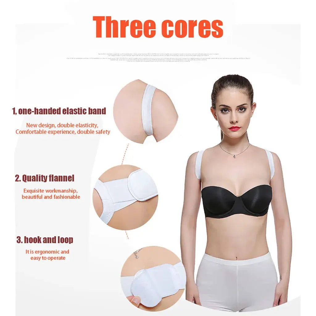 Posture Corrector Belt | Adjustable Cloth Support | Shoulder Lift | Free Size