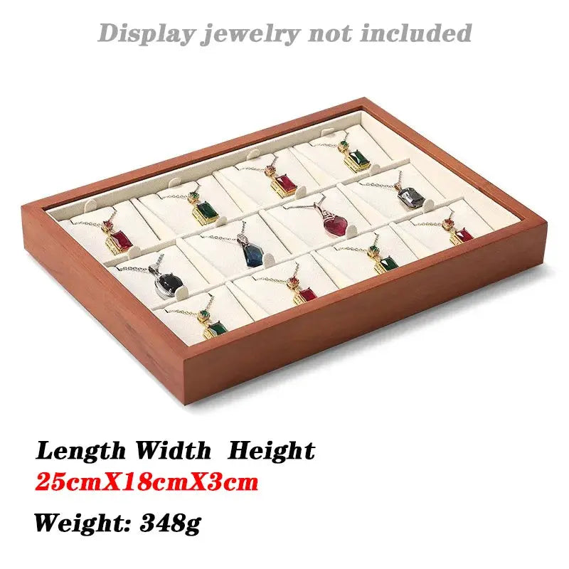 Jewellery Box Organiser Wooden Jewelry Storage Box Jewelry Storage Box Jewelry Necklace Ring Display Box Earring Storage from PriceLows™