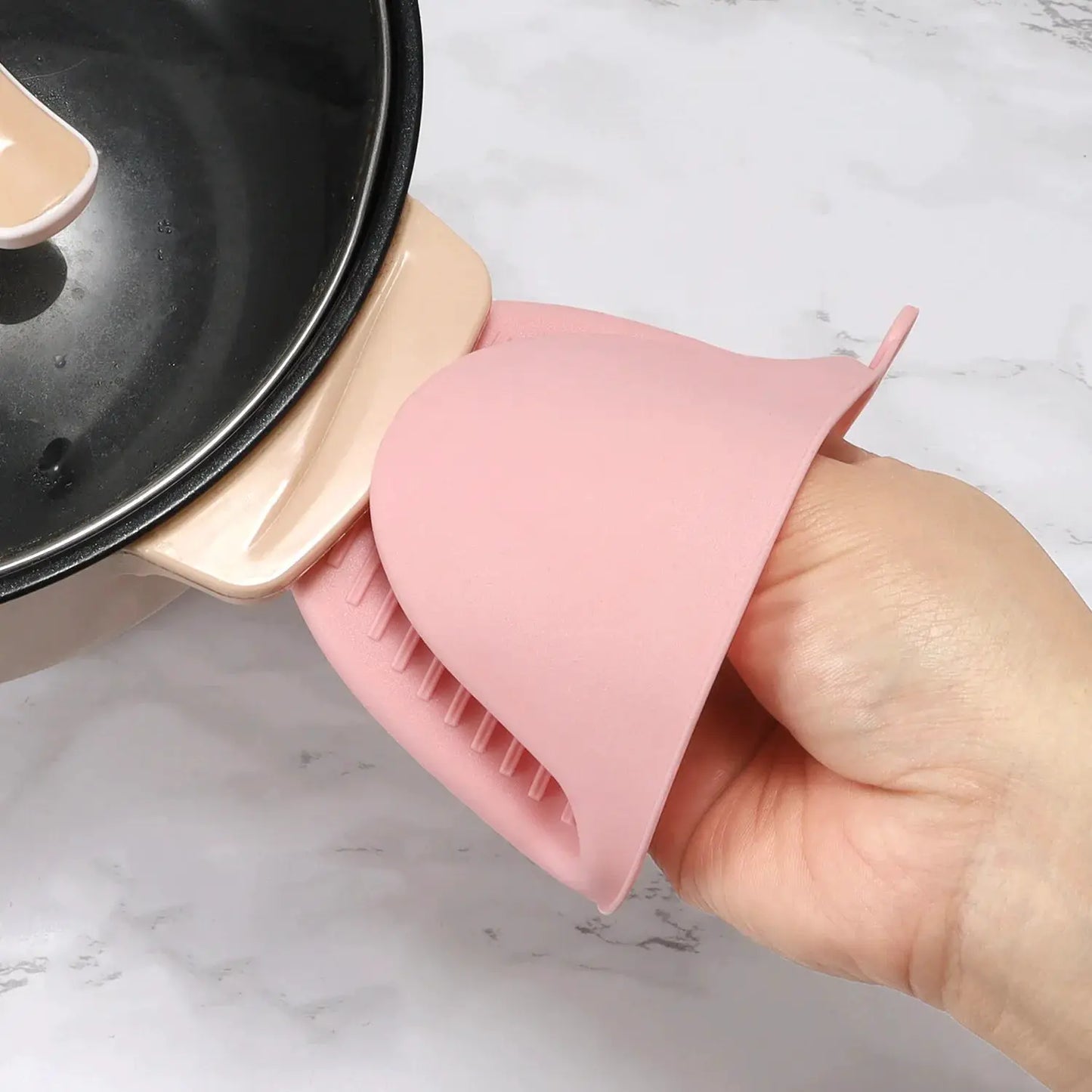 Silicone Oven Mitts | Heat Resistant | Non Slip Grip | Half Set