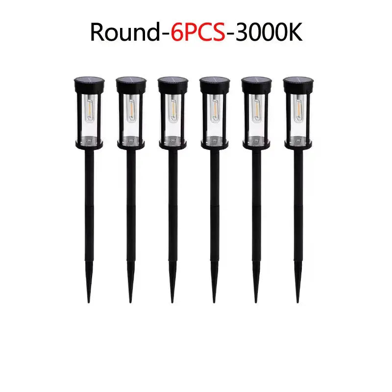 2/4/6Pcs Retro Solar Pathway Warm Lights Outdoor Waterproof Garden Incandescent Bulb for Walkway Yard Backyard Landscape Decor from PriceLows™