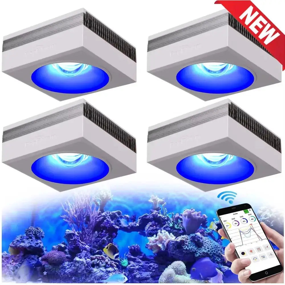 Aquarium Light | 100W LED Full Spectrum | WiFi App Control | Clip On