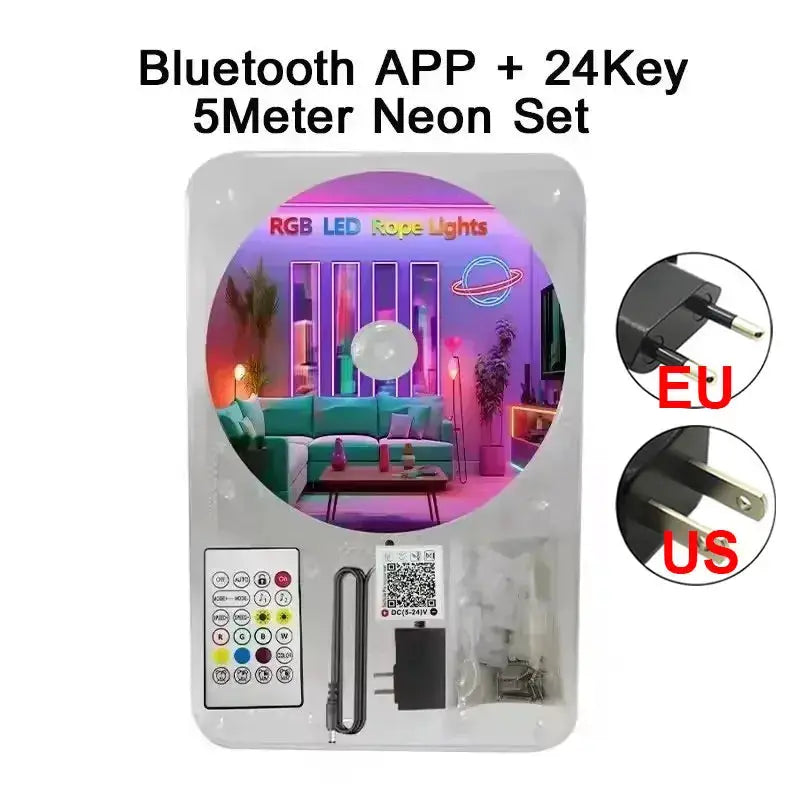 Outdoor Rgb Neon Led Lights Strip 24V 15 Meters 20 Meter 5 Meters 10M Bluetooth App Remote Control Neon Outside Christmas Light from PriceLows™