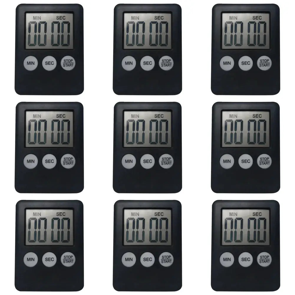 10-1PC Mini Electronic Timer Stopwatch LCD Display for Sports Exercise Baking Cooking Digital Timer Multi-Function Kitchen Timer from PriceLows™
