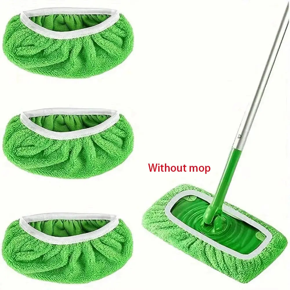 1/3/6pc Microfiber Mop Cloth Dry Cleaning Cloths Household Reusable Microfiber Mop Pads Replacement Washable Rag Towel from PriceLows™