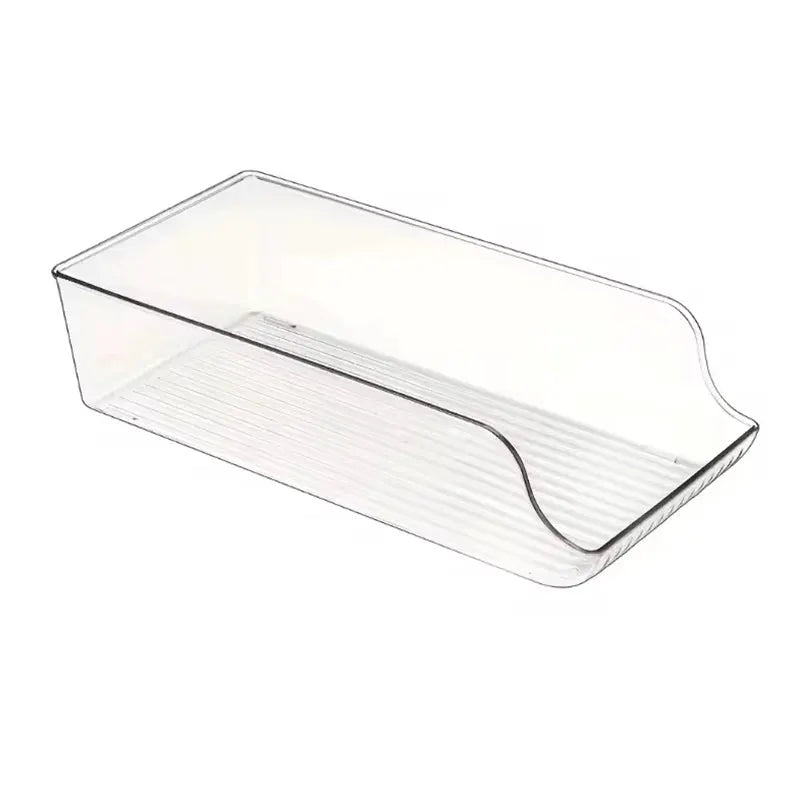 Soda Can Dispenser | 2-Tier | Clear Plastic | For Refrigerator