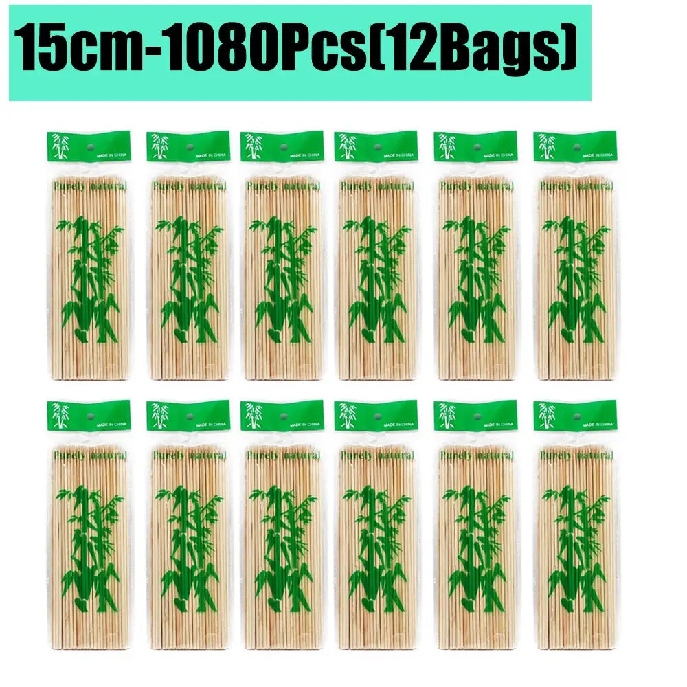 Bamboo Skewers | Natural Color | 15/20/25/30cm | 80-90 Pcs Pack