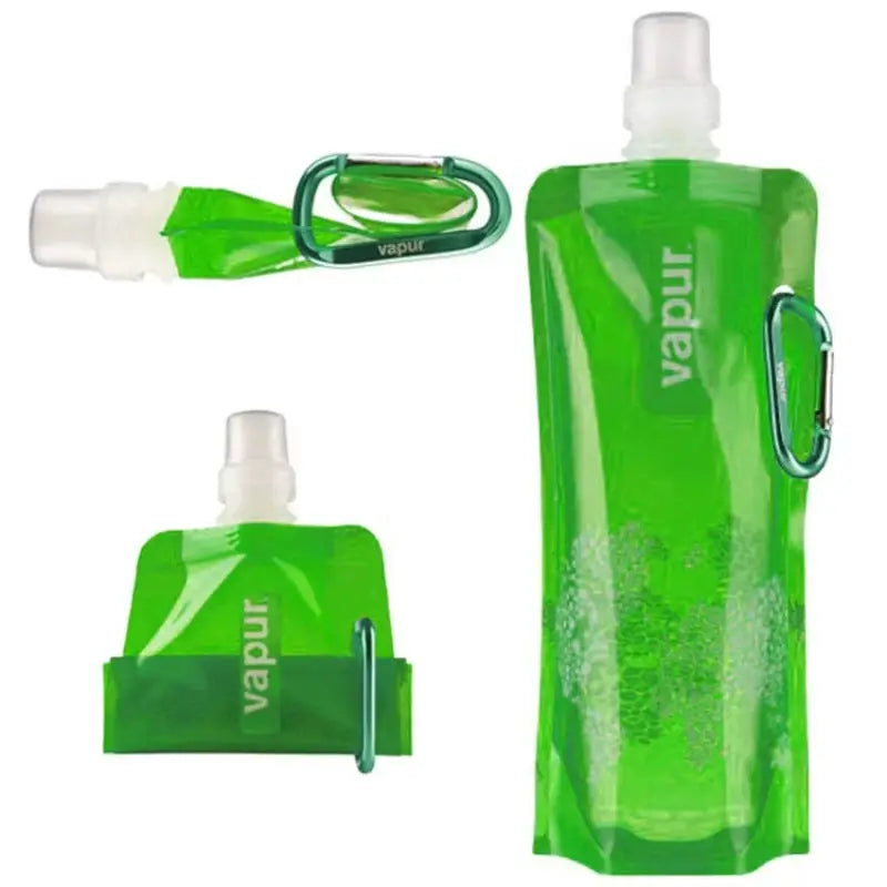 500ml Hiking Collapsible Water Bottles with Mountaineering Buckle Foldable Backpacking Water Bottle for Camping Hiking Cycling from PriceLows™