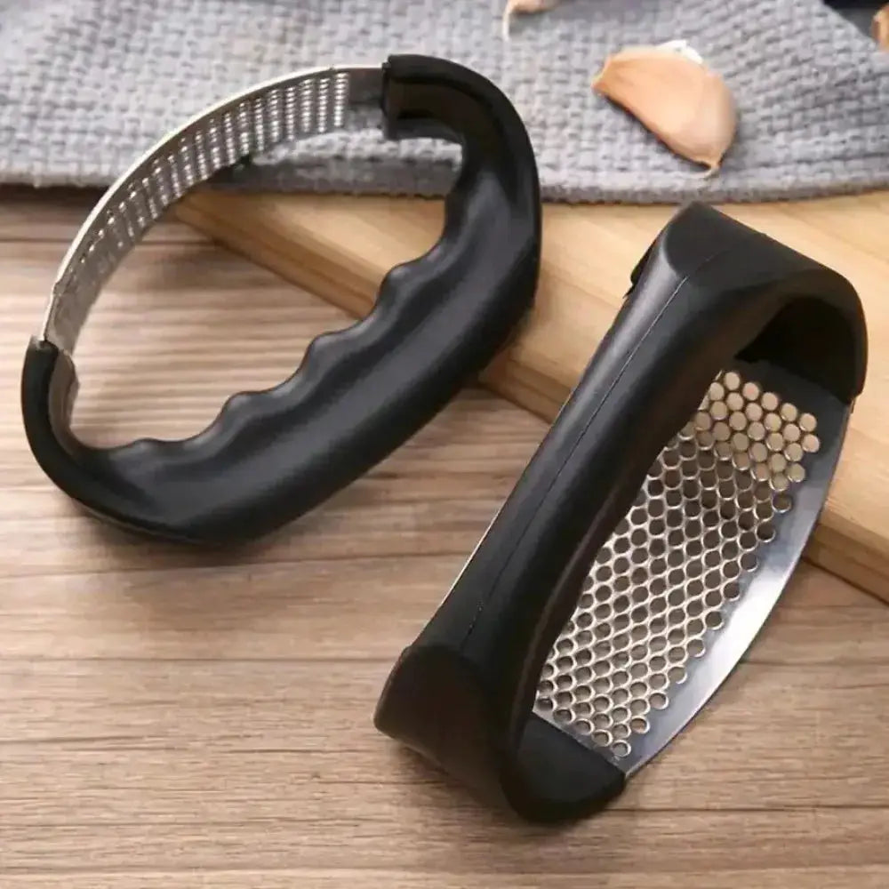 Stainless Steel Garlic Press – Manual Garlic Crusher & Mincer, Heavy Duty Handheld Squeezer for Easy Garlic Ginger & Kitchen Use from PriceLows™