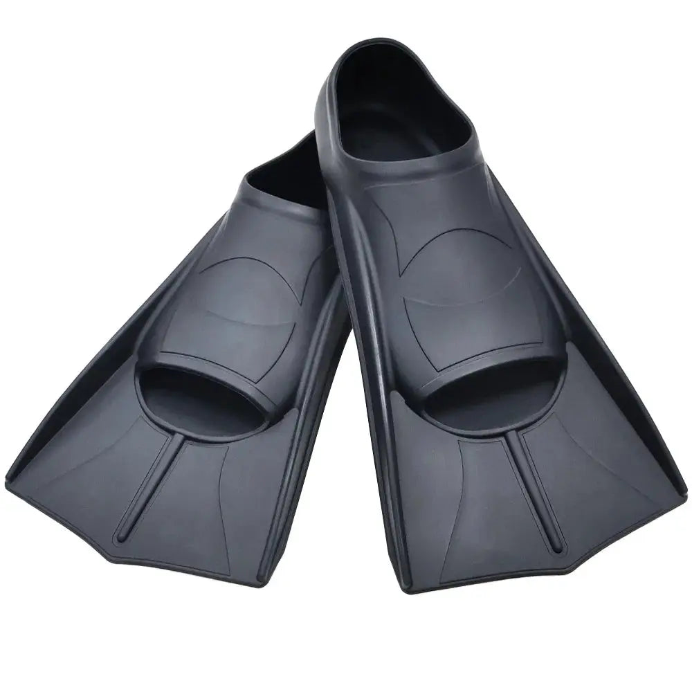 Silicone Fins Swim Training Snorkel Short Diving Flippers Frog Shoes Men Women Professional Breaststroke Freesnorkel Swimming from PriceLows™