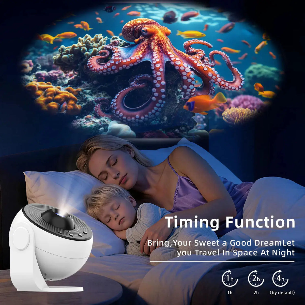Galaxy Projector | LED Night Light | 25 Patterns | Remote Control