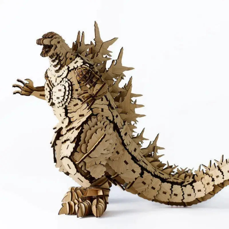 OUZEY 3D Wooden Puzzle King of Monsters, DIY Wooden Blocks Assembly Kit for Adult Collectors, Creative Desktop Decoration Gift from PriceLows™