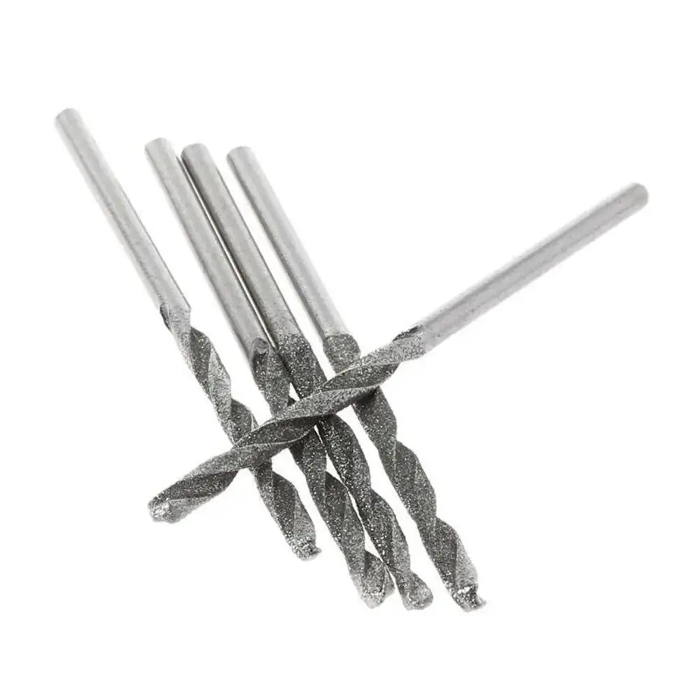 10Pcs Diamond Coated HSS Tipped Solid Bits Drill Twist Drills Bit Hole Saw / 0.8mm 1mm 1.2mm 1.5mm 1.8mm 2mm 2.5mm 3mm 3.5mm 4mm from PriceLows™