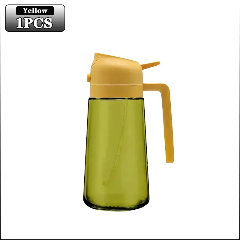 Oil Sprayer | Dark Glass Bottle For Olive Oil | 2 In 1 Function | One Size