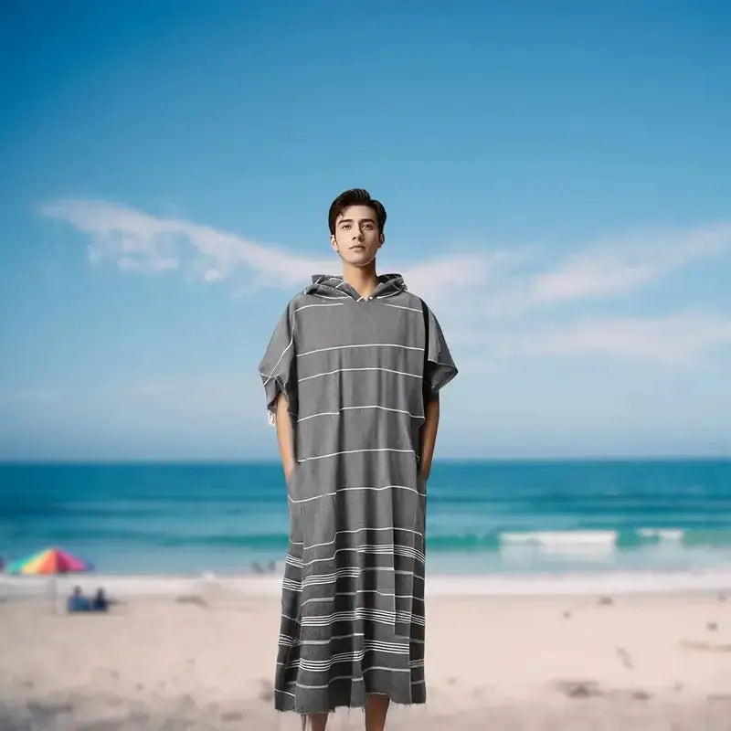 Surf Poncho | Polyester Blend | Quick Dry Changing Towel | One Size Fits All